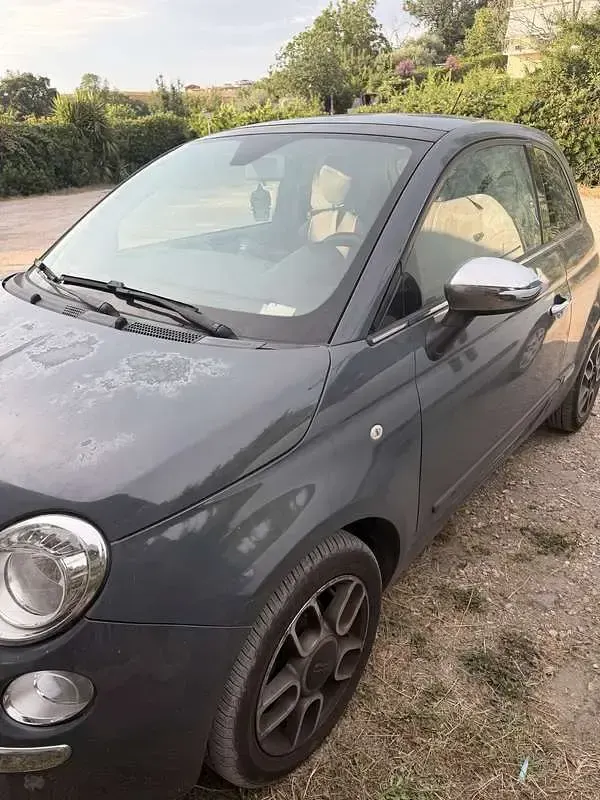 Usata Fiat 500 75 CV (55 kW) 2010 Grigio Utilitaria