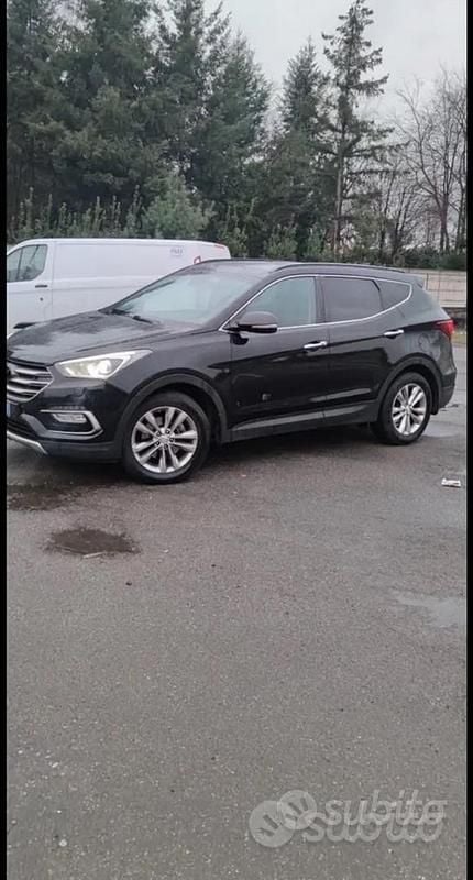 Usata Hyundai Santa Fe 200 CV (147 kW) 2017 Nero SUV