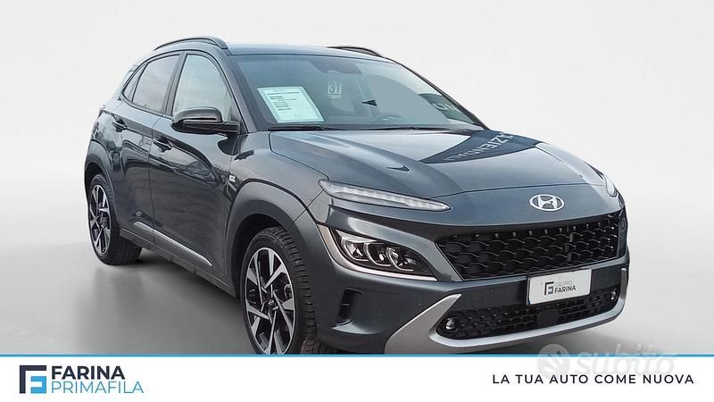 Usata Hyundai Kona 120 CV (88 kW) 2022 Grigio medio SUV