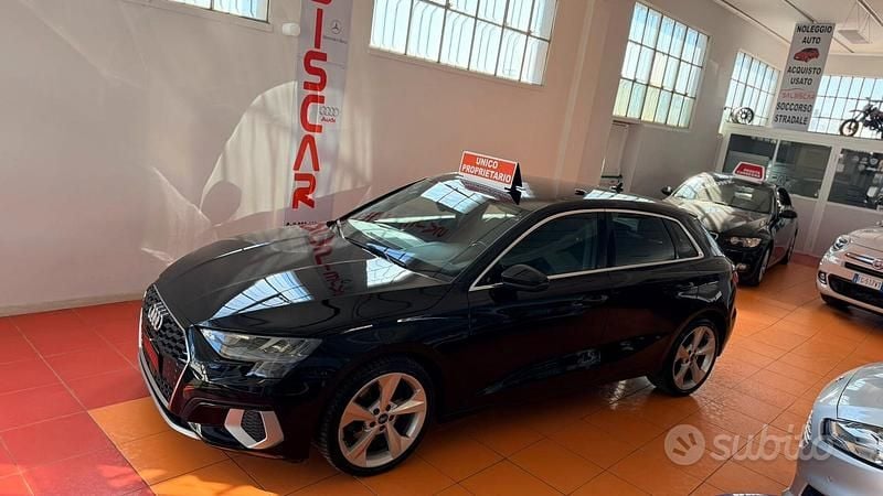 Usata Audi A3 Advanced 150 CV (110 kW) 2021 Nero Berlina