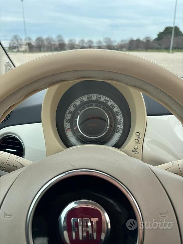 Usata Fiat 500 Pop 69 CV (50 kW) 2009 Bianco Cabrio