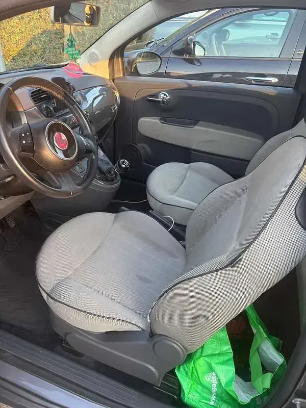 Usata Fiat 500 Lounge 69 CV (50 kW) 2011 Grigio Utilitaria