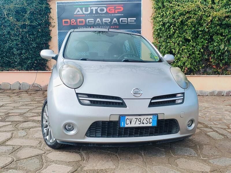 Argento Usata 2005 Nissan Micra Acenta Due volumi | 1490 € (Buon prezzo) - Immagine 1/4