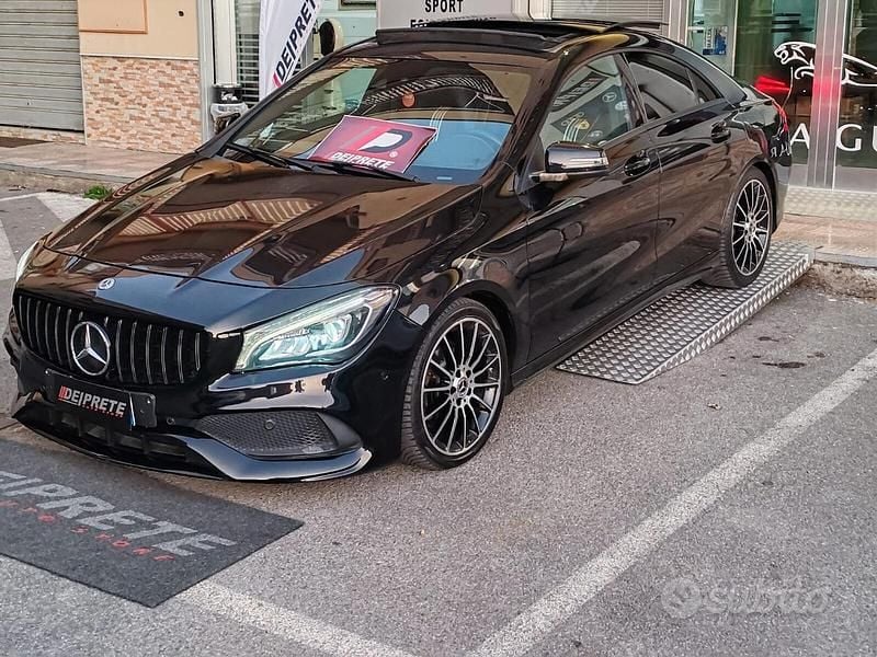 Usata Mercedes CLA200 Premium 156 CV (114 kW) 2018 Nero Berlina