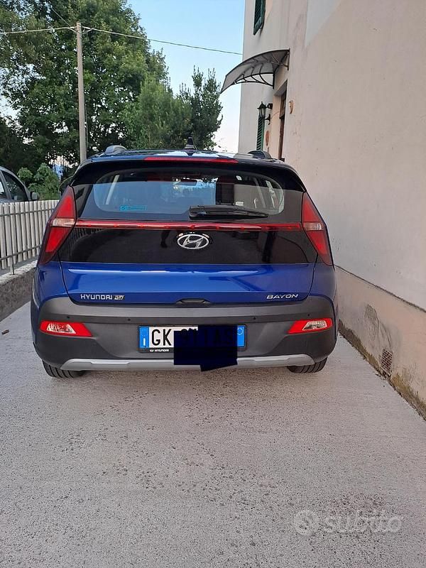Usata Hyundai Bayon 84 CV (61 kW) 2022 Blu SUV
