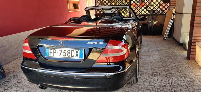 Usata Mercedes CLK200 2005 Nero Cabrio