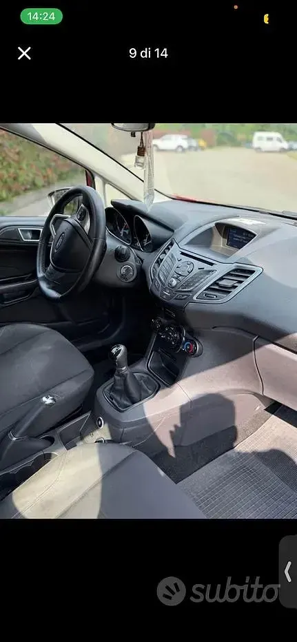 Usata Ford Fiesta 95 CV (69 kW) 2016 Rosso Utilitaria