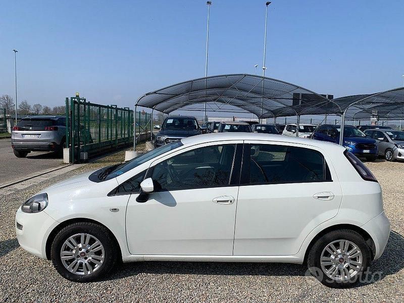 Usata Fiat Punto Lounge 75 CV (55 kW) 2013 Bianco Utilitaria
