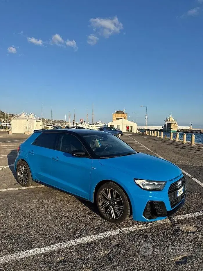 Usata Audi A1 S-Line 116 CV (85 kW) 2018 Blu Berlina