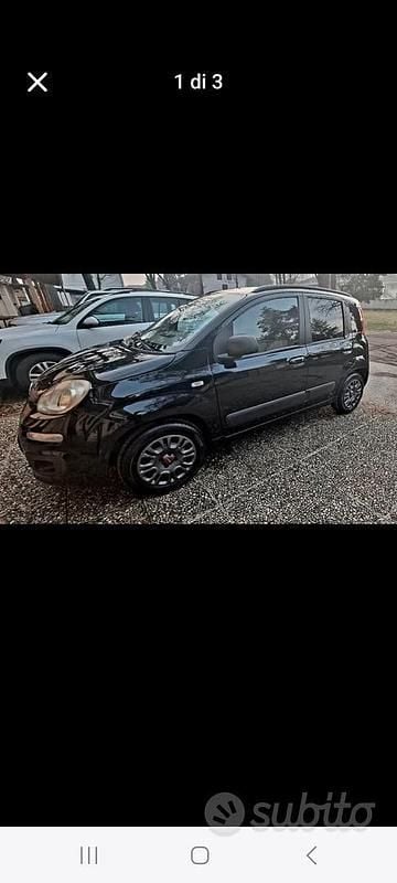 Usata Fiat Panda 2013 Nero Utilitaria