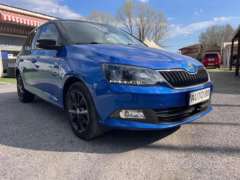 Usata Skoda Fabia Design Edition 60 CV (44 kW) 2018 Blu Berlina