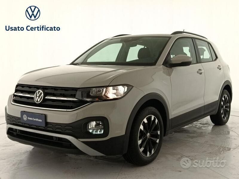 Beige Usata 2022 VW T-Cross Style SUV | 18.500 € (Buon prezzo) - Immagine 1/4