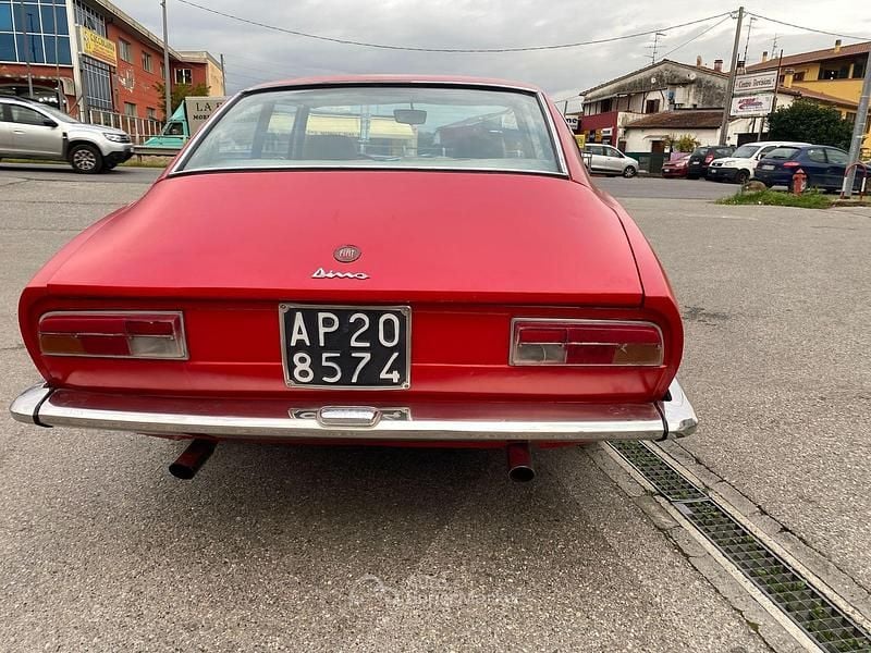 Usata Fiat Dino 162 CV (119 kW) 1967 Rosso Coupé