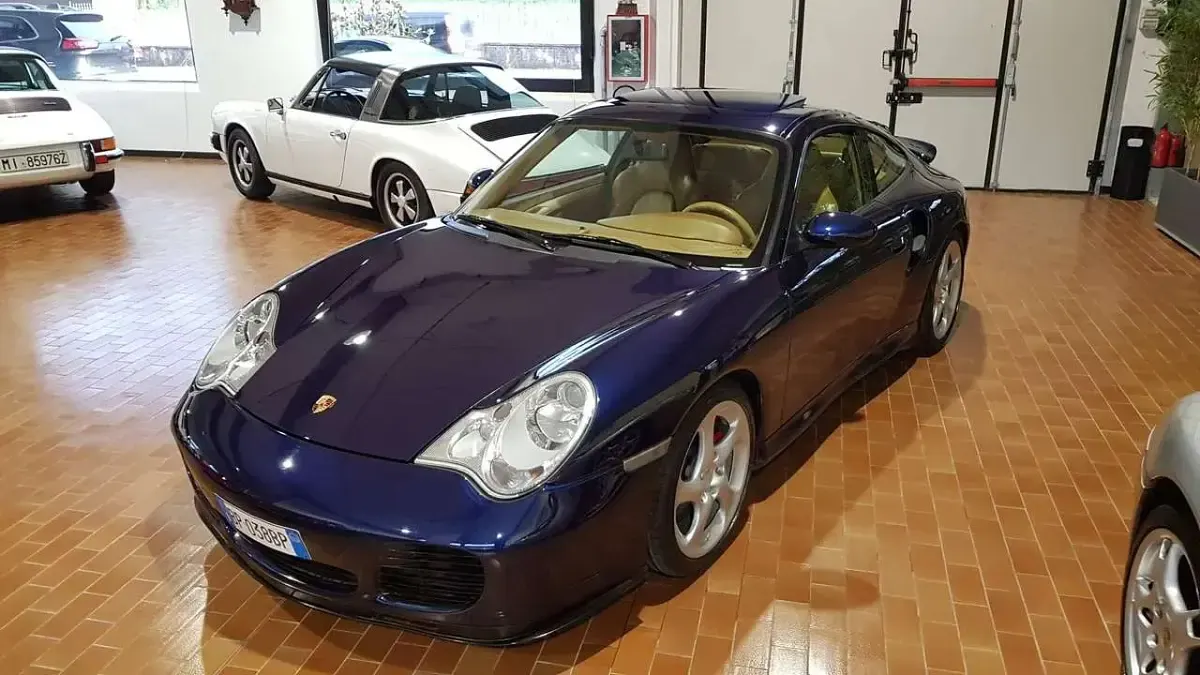 Usata Porsche 911 Turbo 420 CV (308 kW) 2000 Blu/azzurro Coupé
