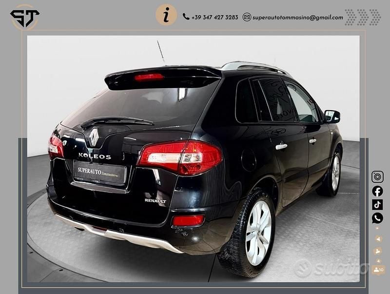 Usata Renault Koleos Luxe 150 CV (110 kW) 2010 Nero SUV