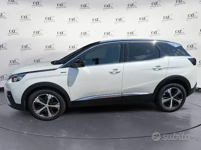 Usata Peugeot 3008 GT-line 120 CV (88 kW) 2018 Bianco SUV