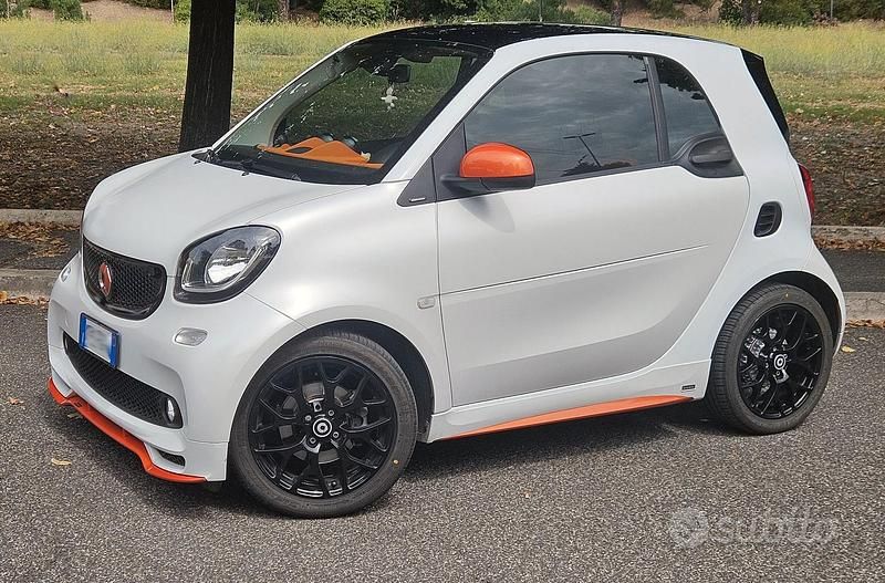 Usata Smart ForFour Brabus 90 CV (66 kW) 2018 Bianco Utilitaria