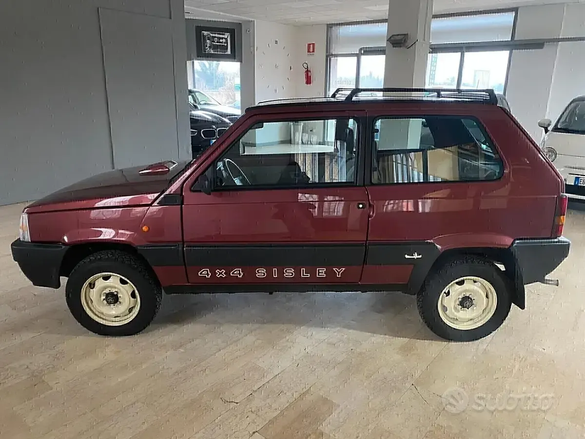 Usata Fiat Panda 4x4 50 CV (36 kW) 1989 Rosso Utilitaria