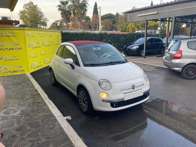 Usata Fiat 500C Lounge 100 CV (73 kW) 2010 Bianco Cabrio