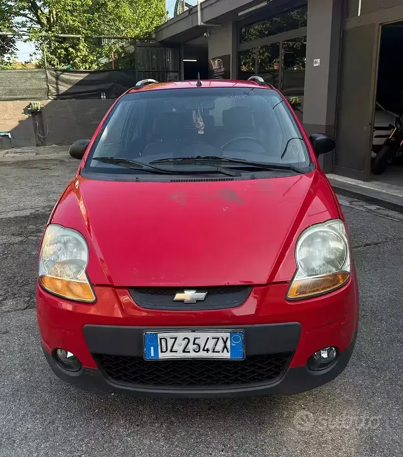 Usata Chevrolet Matiz SE 52 CV (38 kW) 2010 Rosso Utilitaria