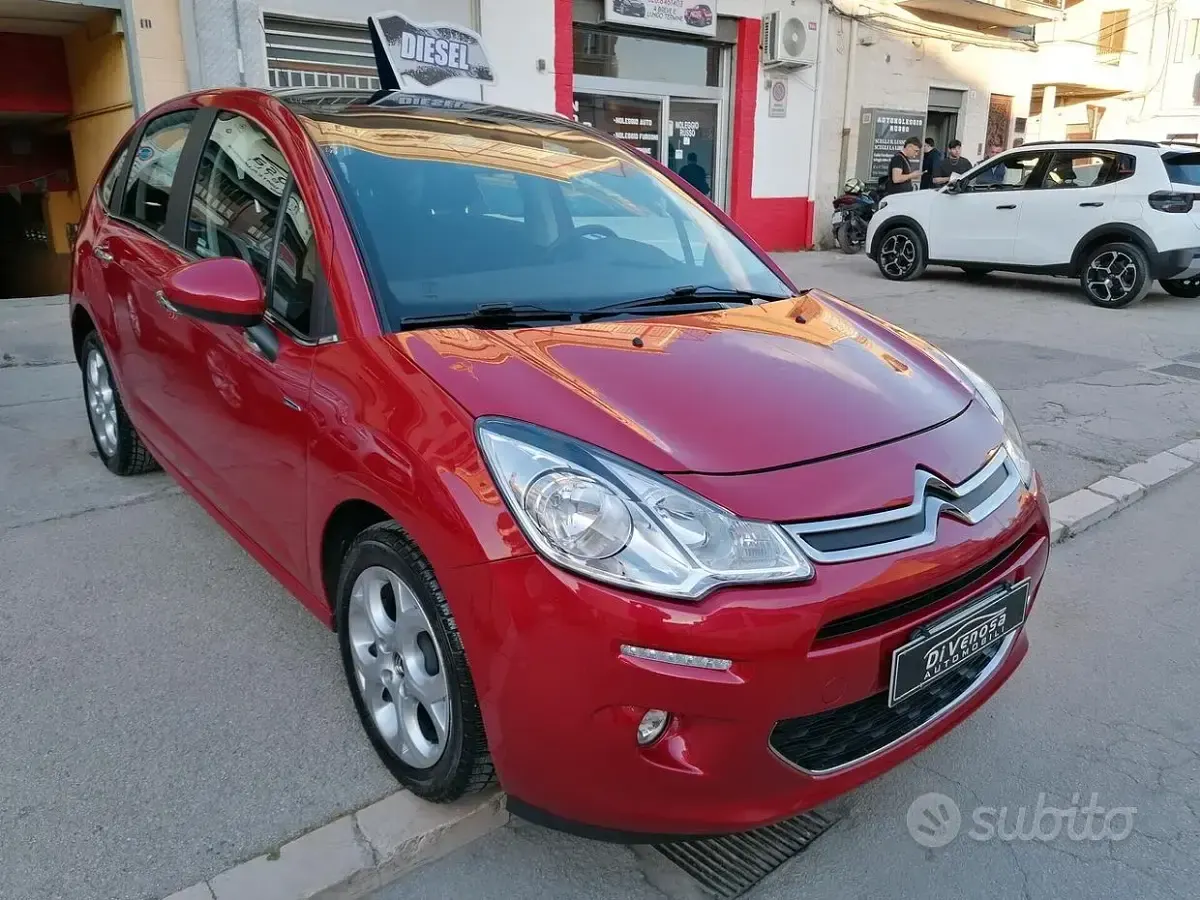Usata Citroën C3 Exclusive 68 CV (50 kW) 2014 Rosso Berlina