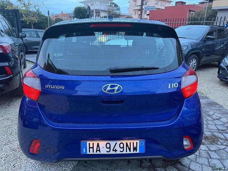 Usata Hyundai i10 Prime 67 CV (49 kW) 2023 Blu Utilitaria