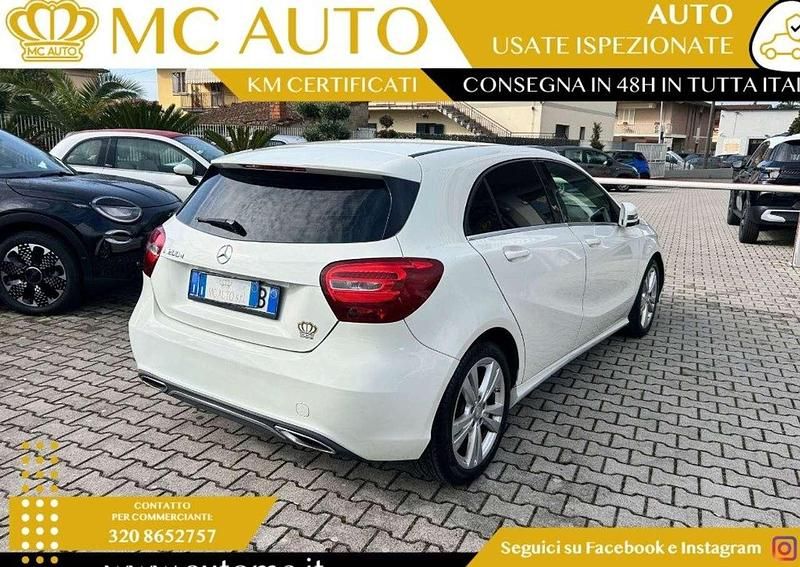 Usata Mercedes A200 136 CV (100 kW) 2016 Bianco Berlina