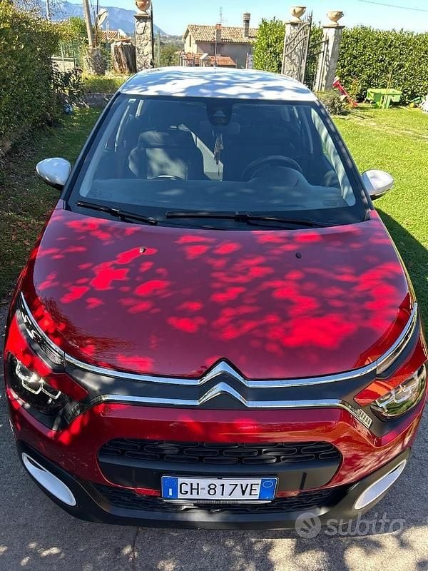 Usata Citroën C3 83 CV (61 kW) 2022 Rosso Utilitaria