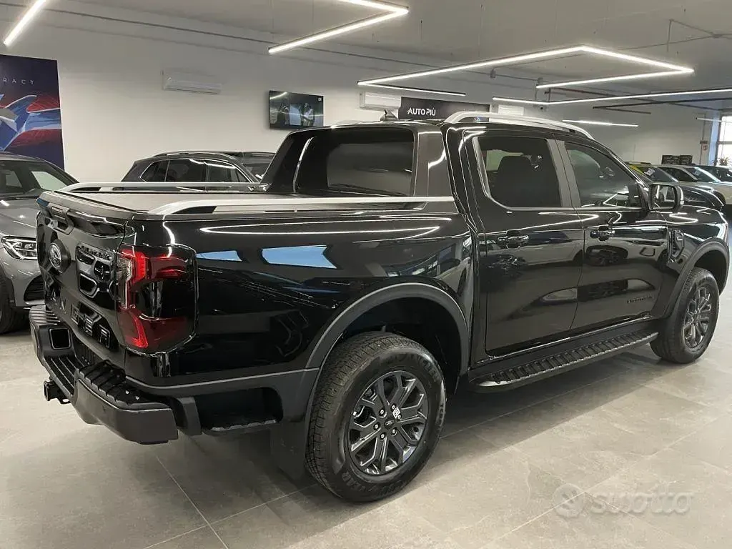Ny Ford Ranger Wildtrack 205 HK (150 kW) 2026 Sort Pickup / Ladvogn