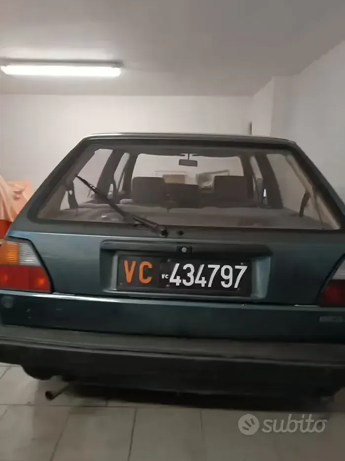 Usata VW Golf I 1980 Verde Utilitaria