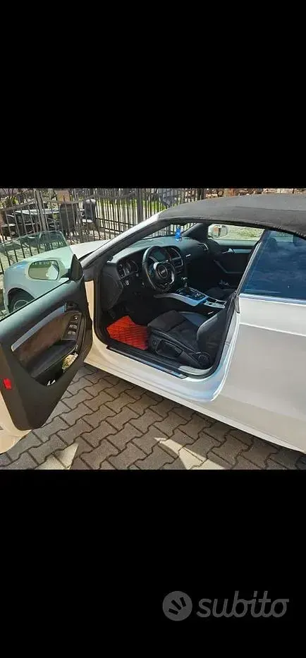 Usata Audi A5 Cabriolet S-Line 2012 Bianco Cabrio