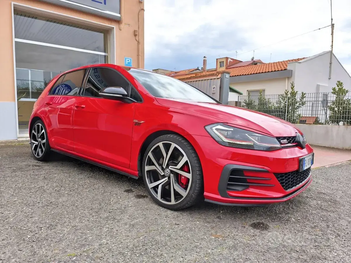 Usata VW Golf VII GTI 245 CV (180 kW) 2017 Rosso Berlina