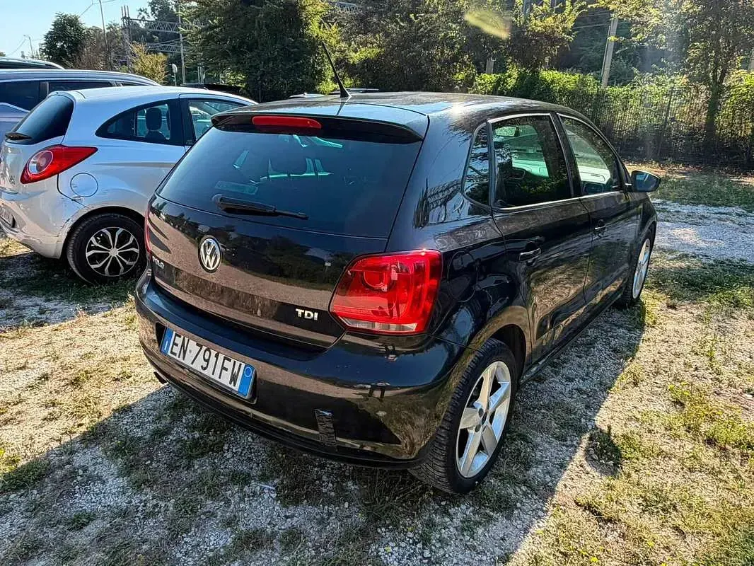 Usata VW Polo Highline 90 CV (66 kW) 2012 Nero Utilitaria