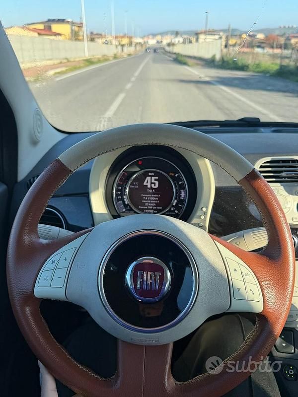 Usata Fiat 500 2010 Nero Cabrio