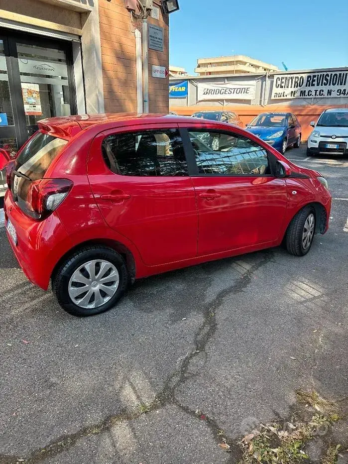 Usata Peugeot 108 Active 72 CV (52 kW) 2018 Rosso Berlina