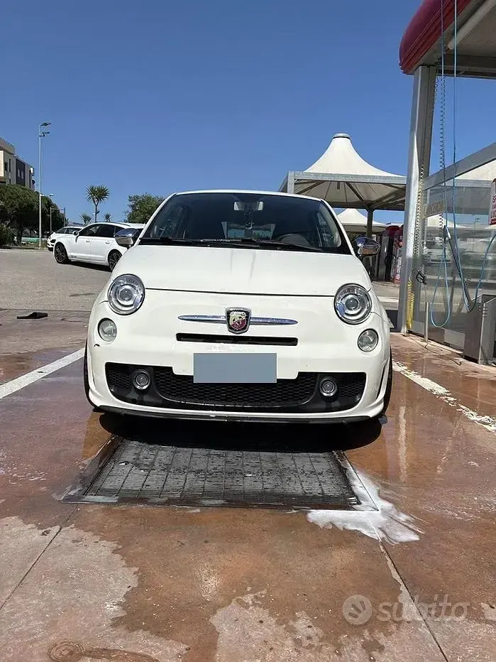 Usata Fiat 500 Abarth 75 CV (55 kW) 2007 Bianco Utilitaria