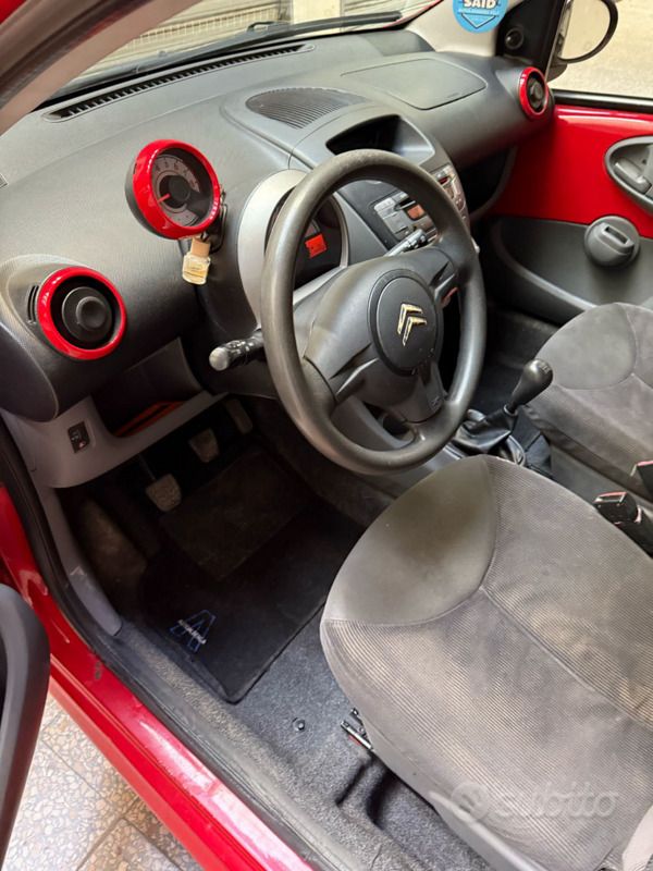Usata Citroën C1 2008 Rosso Utilitaria