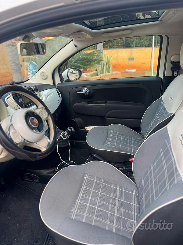 Usata Fiat 500 69 CV (50 kW) 2018 Bianco Utilitaria