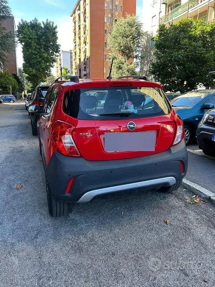 Usata Opel Karl Rocks 73 CV (53 kW) 2019 Rosso Utilitaria