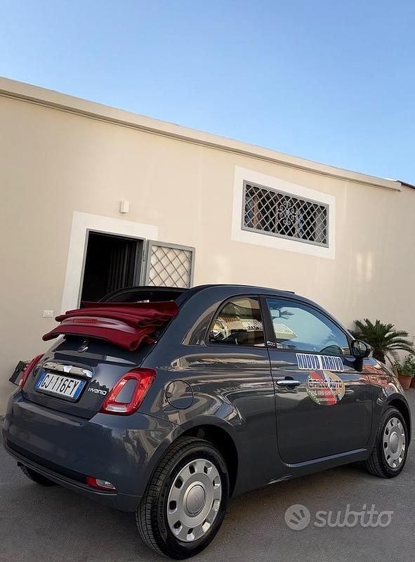 Usata Fiat 500C 69 CV (50 kW) 2022 Grigio Cabrio