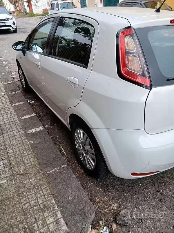 Usata Fiat Punto 75 CV (55 kW) 2014 Bianco Utilitaria