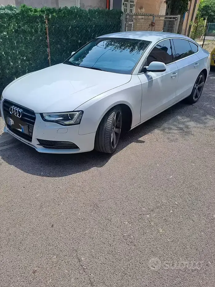 Usata Audi A5 190 CV (139 kW) 2015 Bianco Coupé