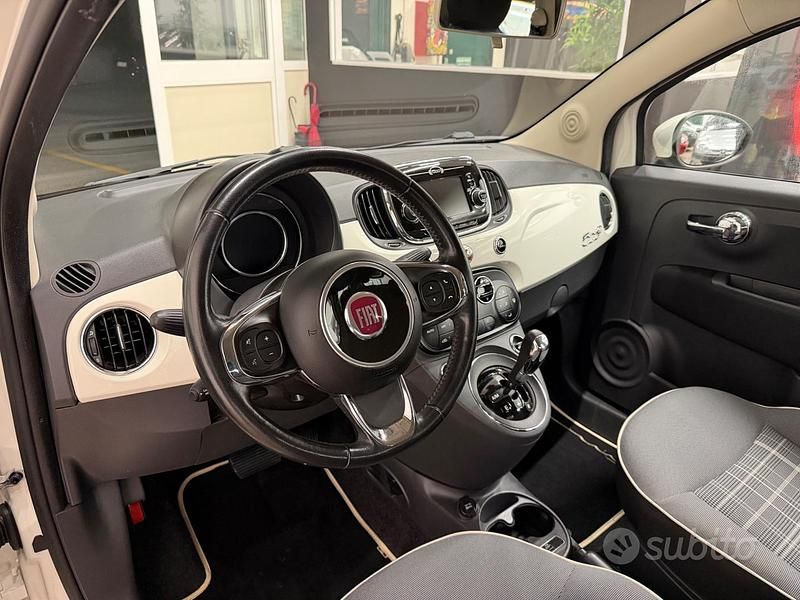 Usata Fiat 500C Lounge 69 CV (50 kW) 2017 Bianco Cabrio