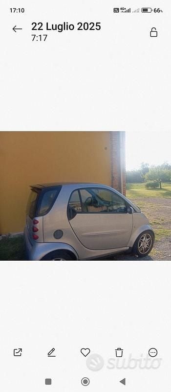 Usata Smart ForTwo Coupé 61 CV (44 kW) 2004 Grigio Coupé