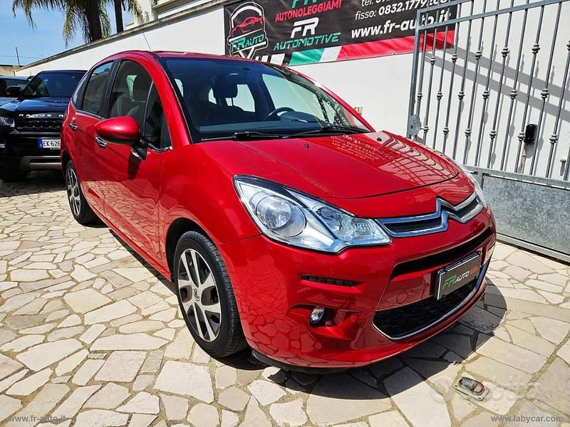 Usata Citroën C3 Exclusive 82 CV (60 kW) 2016 Rosso Utilitaria
