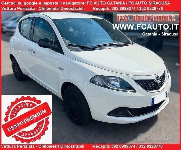 Usata Lancia Ypsilon S 69 CV (50 kW) 2022 Bianco Utilitaria