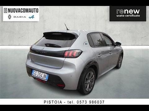 Usata Peugeot e-208 Allure 100 kW (136 CV) 2021 Grigio Utilitaria