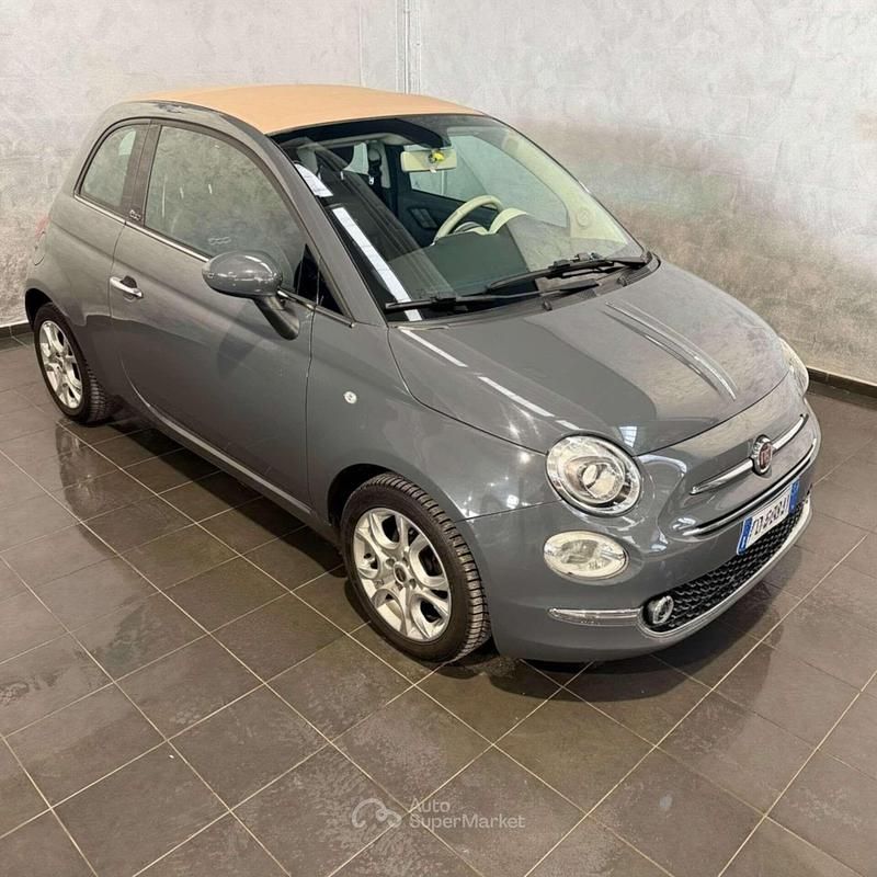 Usata Fiat 500C Lounge 86 CV (63 kW) 2016 Grigio Cabrio