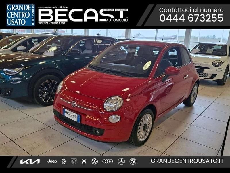 Usata Fiat 500 Pop 69 CV (50 kW) 2015 Rosso pastello Utilitaria