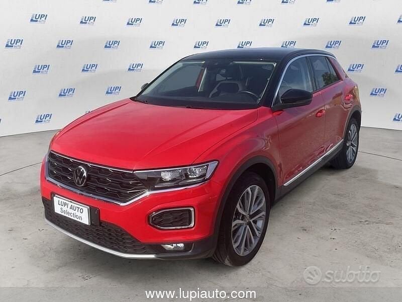 Usata VW T-Roc Sport 150 CV (110 kW) 2021 Rosso SUV